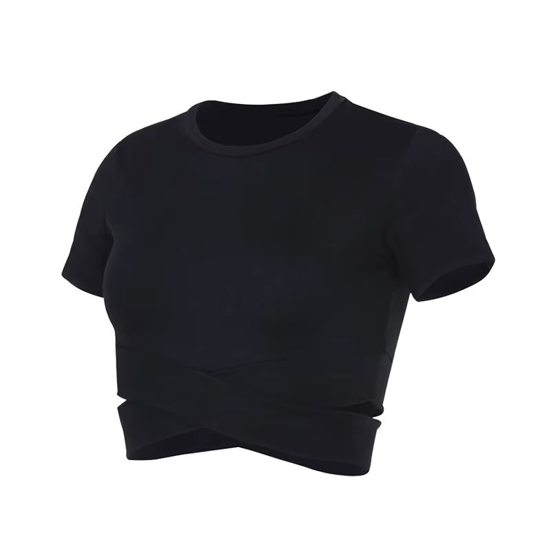Women’s Fitness T-Shirt – Seamless fitness and Gym Top