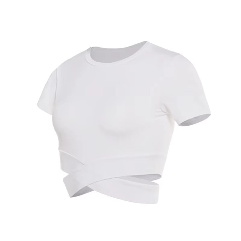 Women’s Fitness T-Shirt – Seamless fitness and Gym Top
