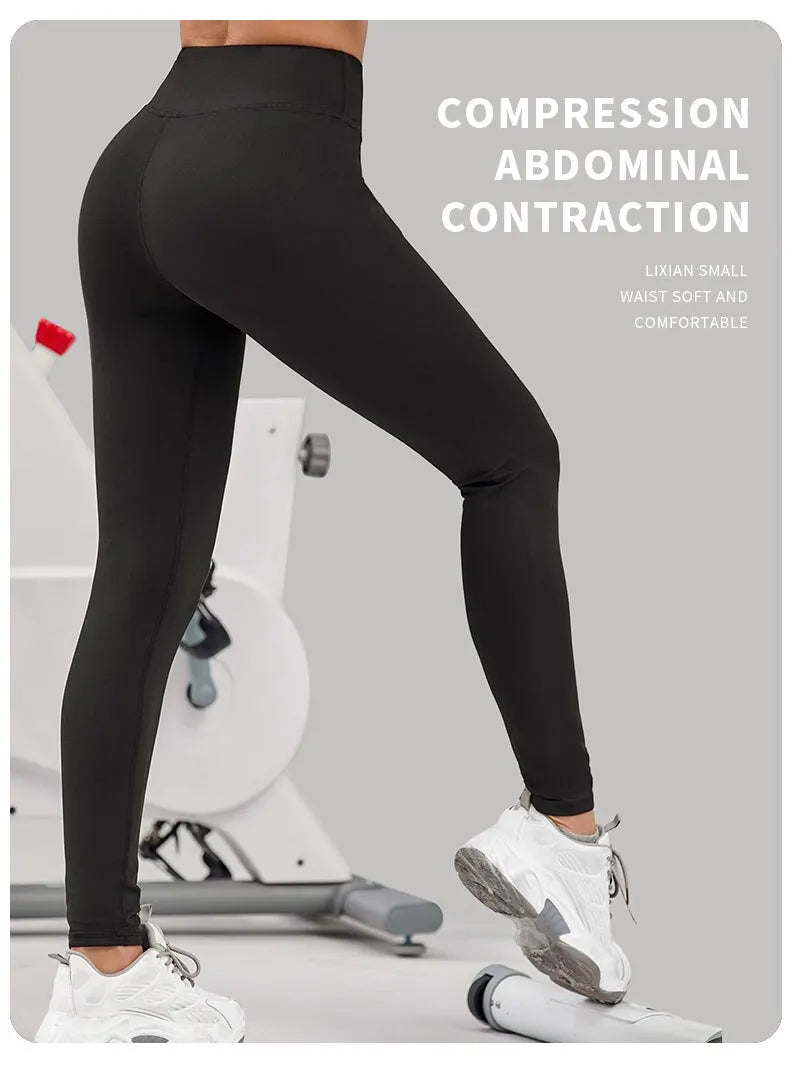 Women’s High-Waist Naked-Feel Fitness Leggings