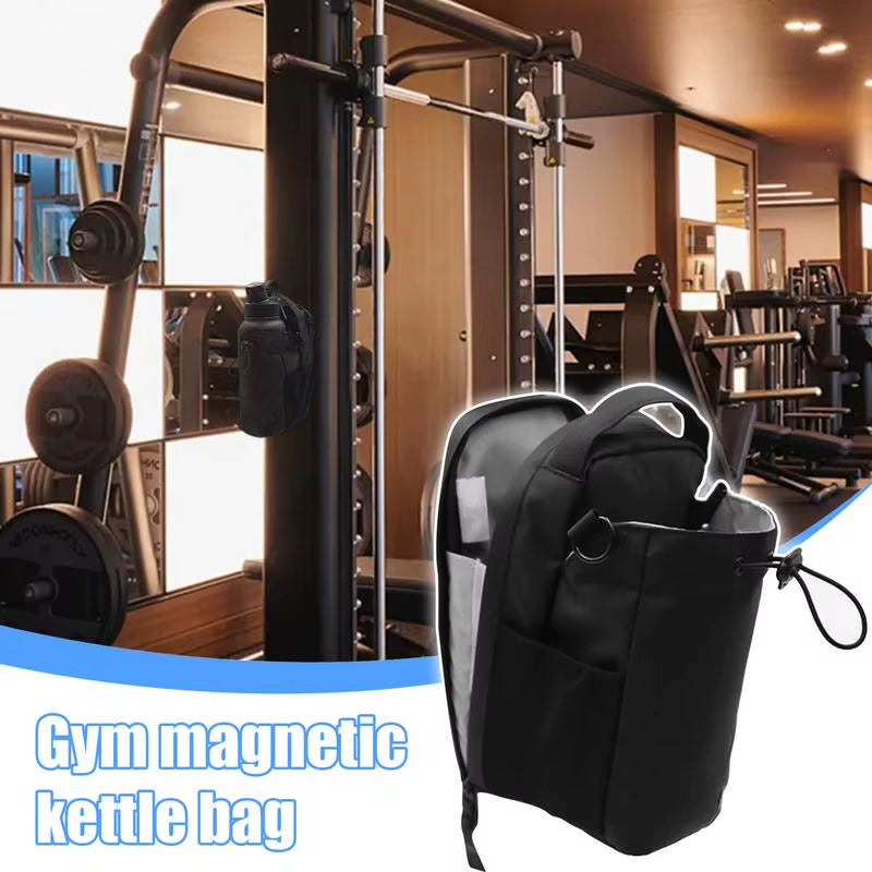 Large-Capacity Gym Bag – Magnetic Access + Phone Pocket